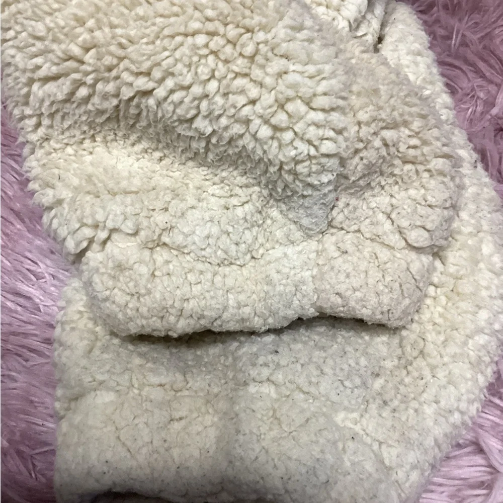 Free People Cream Teddy Coat - Picture 5 of 7